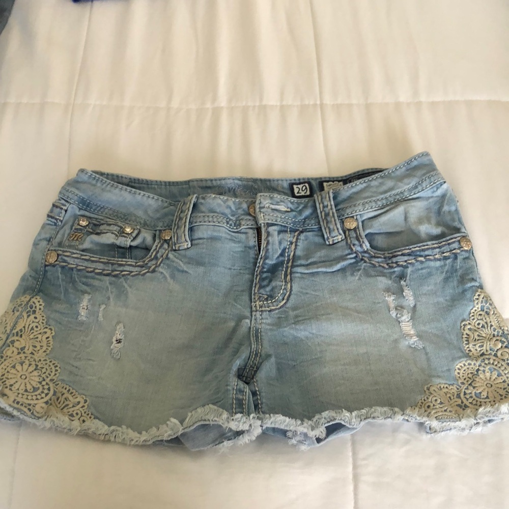 Miss Me signature shorts